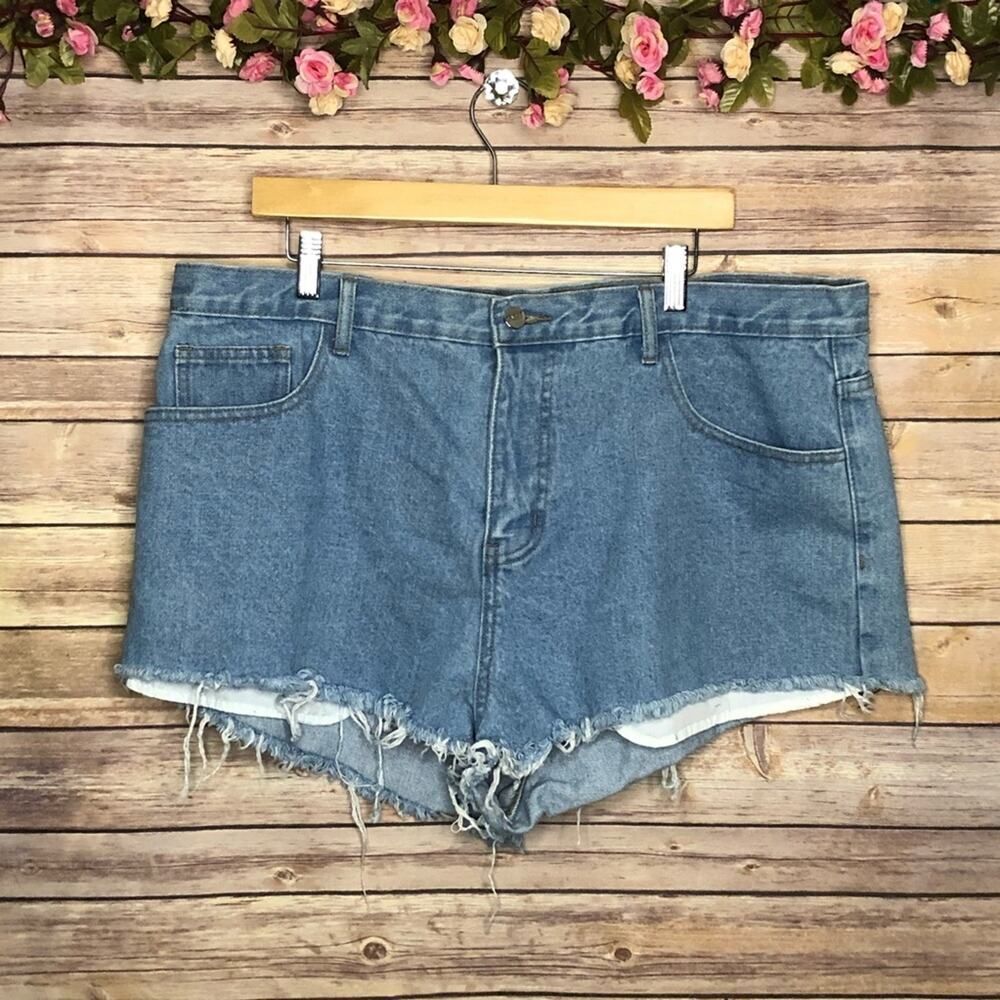 🌷5 for $25 Dentz Denim Curvalicious Shorty Shorts